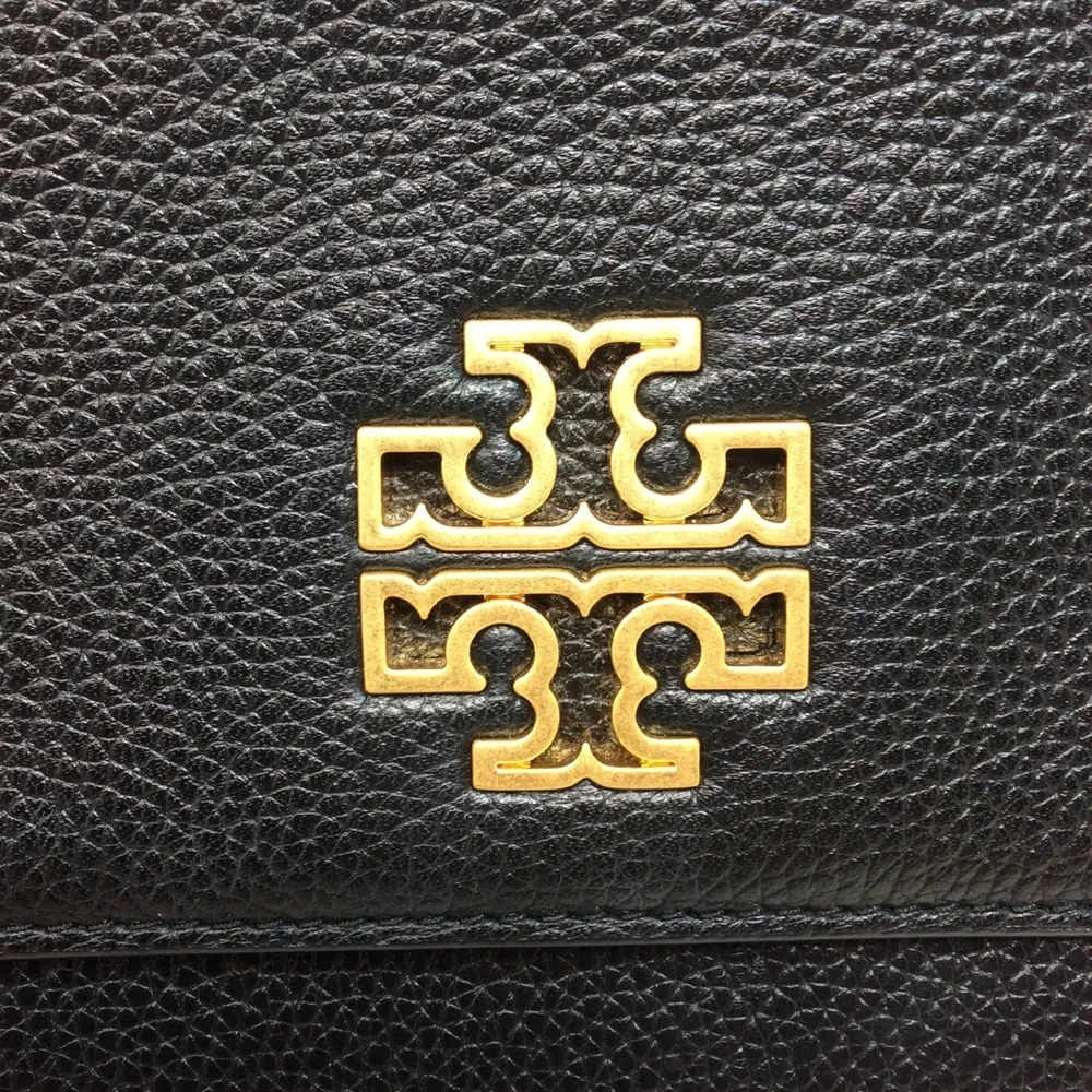 ✨Authentic Tory Burch Britten Adjustable Shoulder Bag Purse Crossbody Leather - Picture 9 of 16